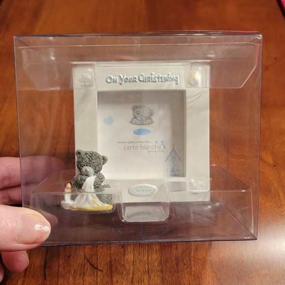 CARTE BLANCHE 🕊️ NIB Precious Tatty Teddy-Me to You "ON YOUR CHRISTENING" Frame - Picture 16 of 16